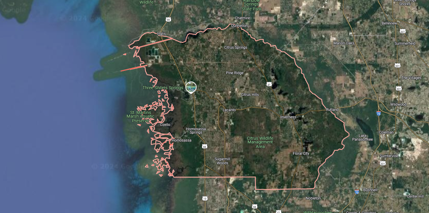 Citrus County Map