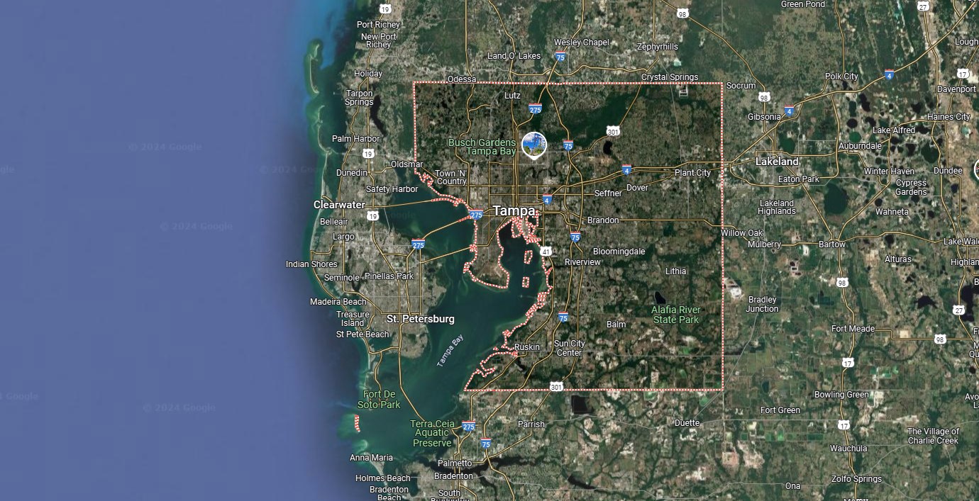 Hillsborough County Map