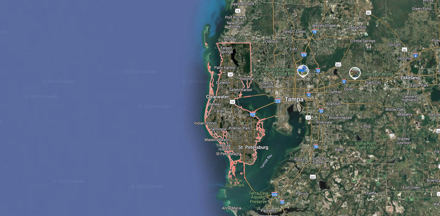 Pinellas County Map